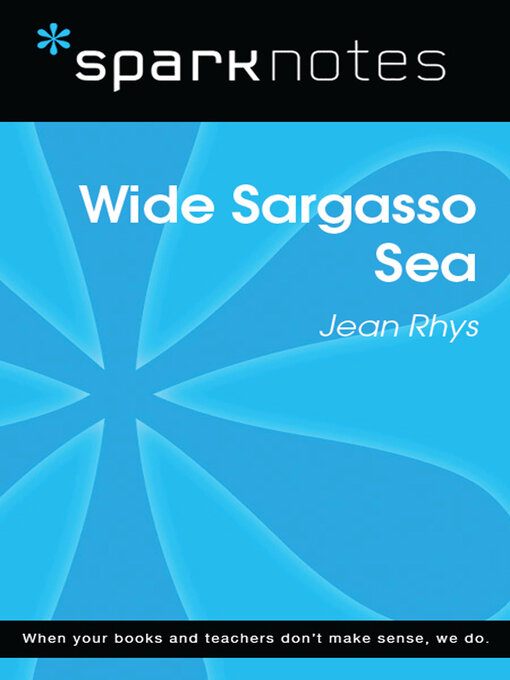 Cover image for Wide Sargasso Sea (SparkNotes Literature Guide)